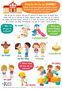 Grocery Store Worksheet: Free Printable PDF for Kids